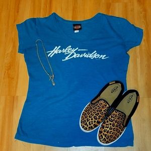Harley Davidson Tourquise Top